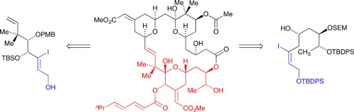 Synthesis of vinylic iodides for incorporation into the C17-C27 fragment of bryostatins