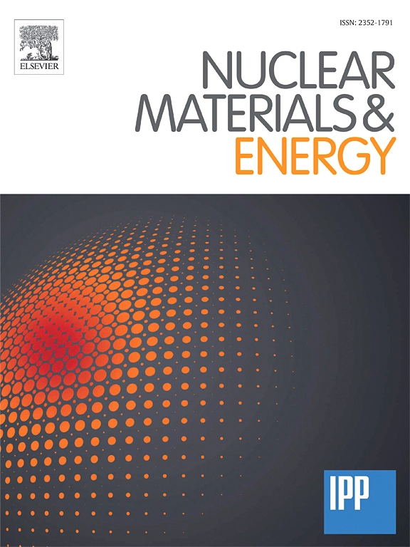 Nuclear materials. Nuclear materials and Energy Journal. Journal nuclear materials Cover image.