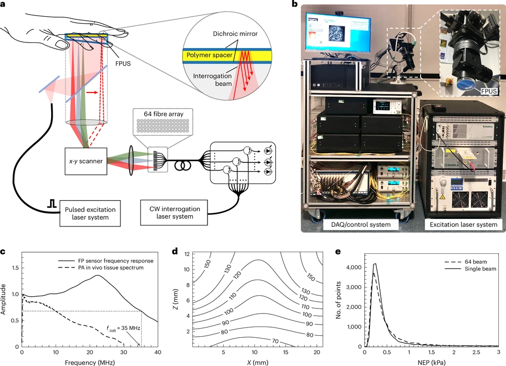 A fast all-optical 3D photoacoustic scanner for clinical vascular imaging