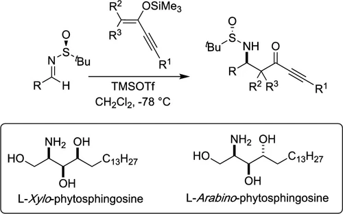 Asap Stereoselective Synthesis Of Ss Amino Ynones By The Addition Of Alkynones To Nonracemic Sulfinimines Formal Total Synthesis Of L Xylo And L Arabino Phytosphingosines Researcher An App For Academics