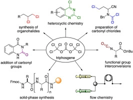 A decade review of triphosgene and its applications in organic reactions