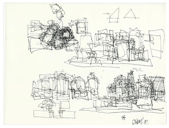 Frank Gehry's Self-Twisting Uninterrupted Line: Gesture-Drawings as Indexes